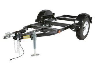 Large Two-Wheel Road Trailer with Duo-Hitch