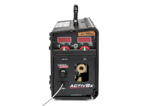Activ8X wire feeder with CrossLinc Technology