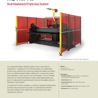 Fab-Pak FW Dual Headstock / Triple Axis System Standard Robotic Welding Cell Product Info