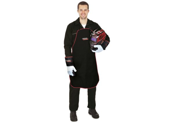 Split leather apron
