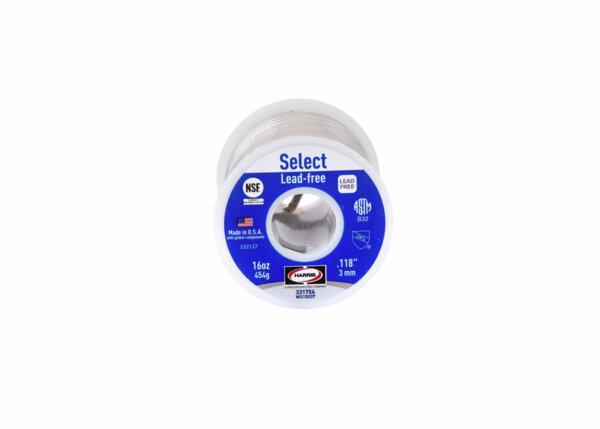 SELECT LEAD FREE .118 X 1# SPOOL X 25 LB