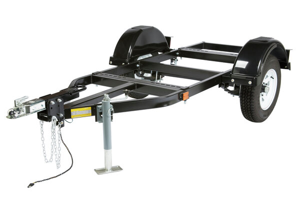 Medium Two-Wheel Road Trailer with Duo-Hitch