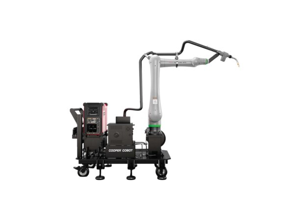 AD2630-3 Cooper CRX-30iA Aluminum Welding Cobot Cart System Right Side Render