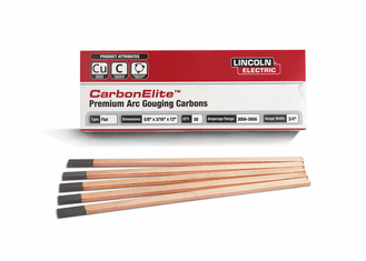 CarbonElite Flat Gouging Electrodes - 5/8 in. x 3/16 in. x 12 in.