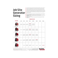 Job Site Generator Sizing