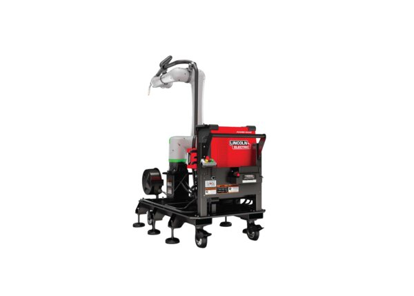 AD2630-3 Cooper CRX-30iA Aluminum Welding Cobot Cart System Back Right ISO Render