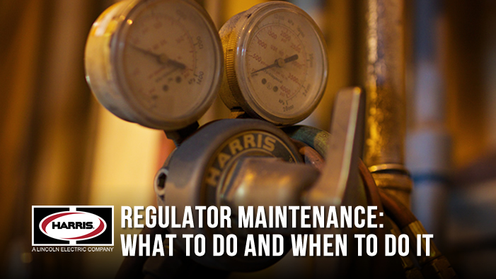 What general maintenance should be performed on a regulator and how often?