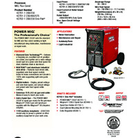 POWER MIG 255XT Product Info