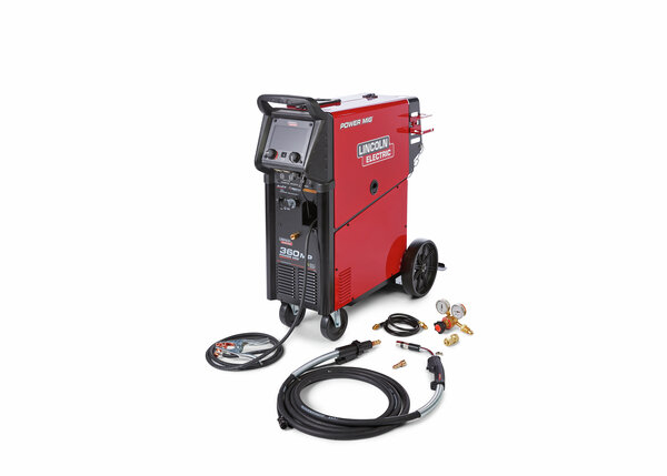 Lincoln Welding Equipment  Lincoln Electric PowerMig 360mp with Python  Push-Pull Gun