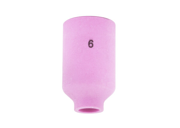 Alumina Gas Lens Nozzle No 6, 3/8 in (9.5 mm)