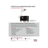 Cooper CRX Aluminum Welding Cobot Cart and Packages Data Sheet