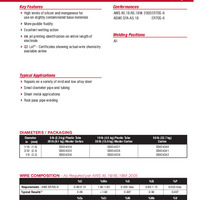 Lincoln ER70S-6 Product Info