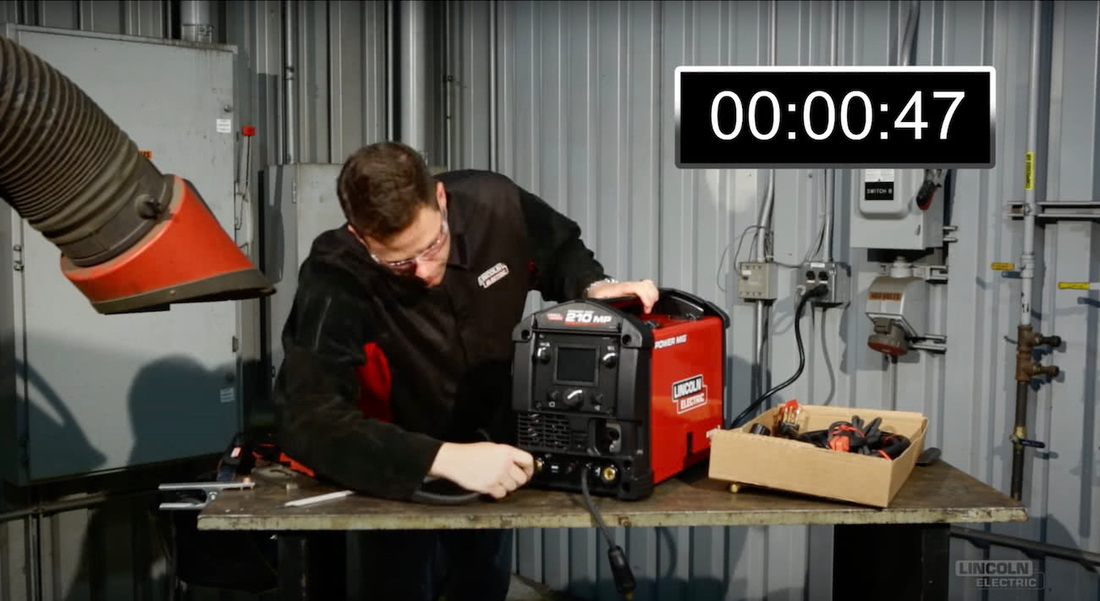 Learn How to Set Up a POWER MIG® 210 MP® in Under TWO Minutes!