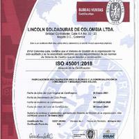 ISO45001 Soldaduras de Colombia