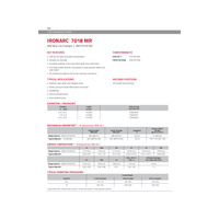 IronArc 7018 Spec Sheet