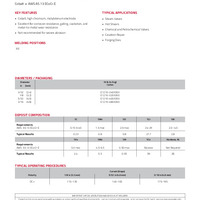 Weartech WT-21 SMAW Product Info