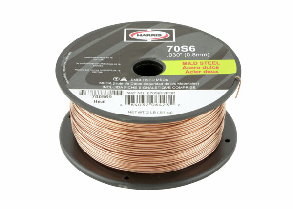 Airgas - HARE70S6E8 - .030 ER70S-6 Harris® Carbon Steel MIG Wire 33 lb 12  Spool