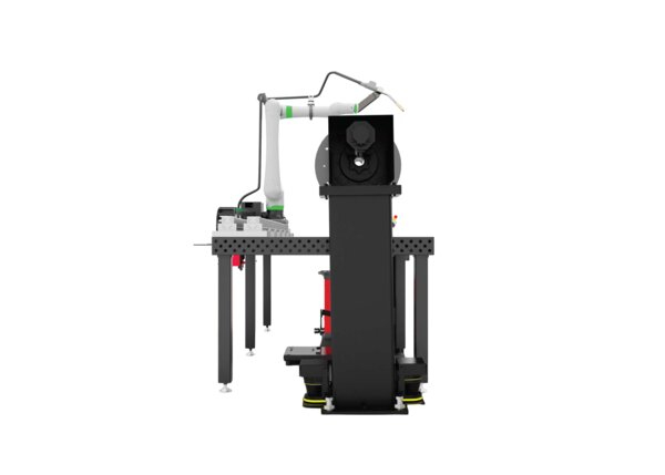 AD2650-1 Cooper Adapt Air-Cooled Welding Cobot System with Headstock Positioner Right Side Render