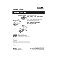 Power Feed 84, 84 Dual, U.I. Control Instruction Manual