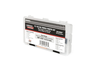 Caliber 17/18/26 Series TIG Torch Expendables Kit - .040" -3/32"