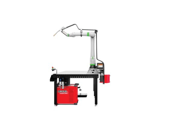 AD2650-1 Cooper Adapt Air-Cooled Welding Cobot System without Headstock Positioner Left Side Render