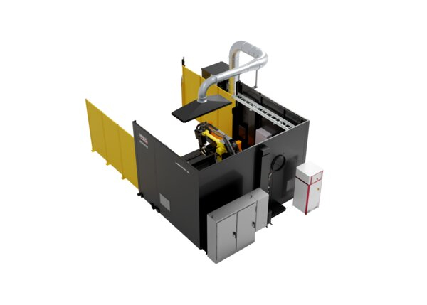 AD2493-7 Laser-Pak XL Robotic Laser System Right Overhead Render