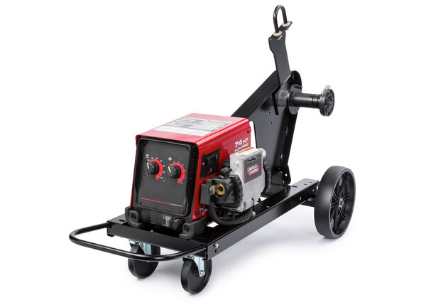 Flex Feed 74 HT on Wire Reel Stand Undercarriage