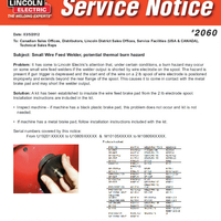 SERVICE NOTICE SN2060 