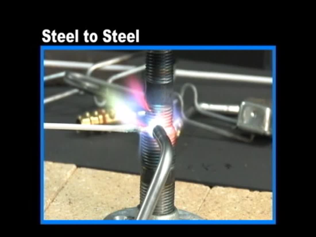 Brasagem de aço a aço com Harris Low Fuming Bronze e o Inferno® da Harris Video