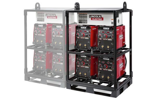 Flextec 350X Construction Multi-Process Welders (4-Pack Rack-B)
