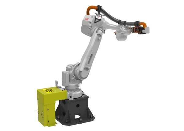 Rimrock 7th Axis Robotic Ladle with ABB IRB 4600-60_2.05 Robot - Back ISO Render