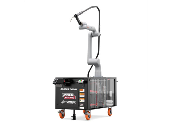 AD2501-8 Cooper GoFa-10 Water-Cooled Welding Cobot Cart Left Hero Render