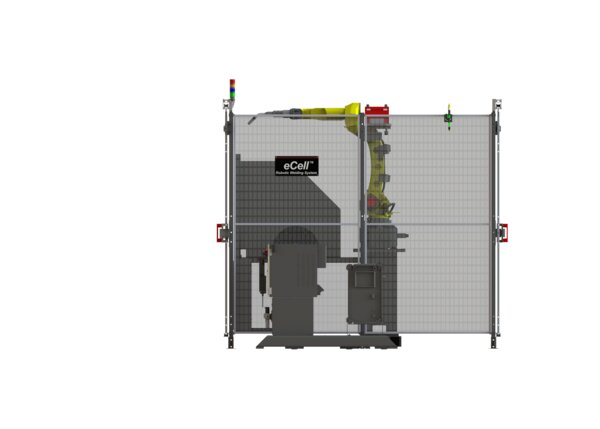 AD2530-3 eCell HS FANUC Air-Cooled Robotic Welding System Left Side Render