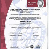 ISO14001 Lincoln Soldaduras de Colombia LTDA