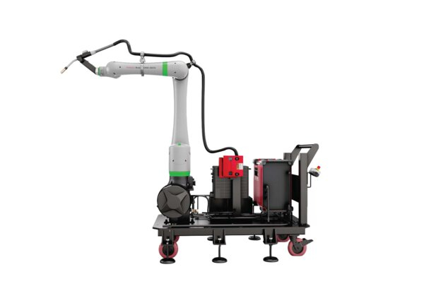 AD2630-1 Cooper CRX-30iA Air-Cooled Welding Cobot Cart System Left Side Render