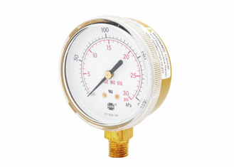 GAUGE,63MM 30 PSI ST GOLD