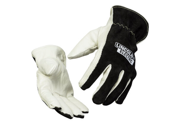 2x Pair Leather Welders Gloves 3 Finger Work Gloves Size 10 Spider 