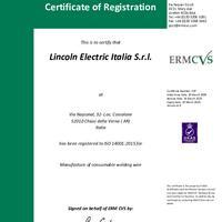 ISO14001 LE Italia S.r.l. Corsalone