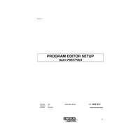 PROGRAM EDITOR N450 SETUP