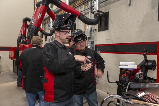 Advanced Training Lab at Lincoln's Welding Technology and Training Center