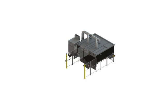 Fab-Pak XFT Robotic Welding System with Prism Fume Extraction System Left ISO Render