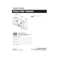 Power Feed Pendant 