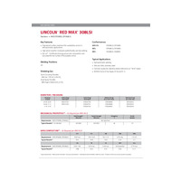 Lincoln Red Max 308LSi Product Info