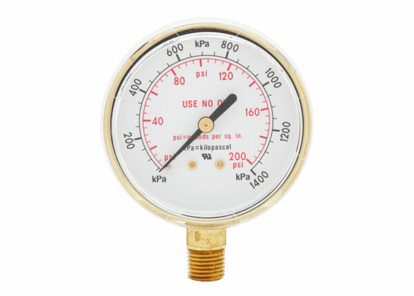 2-1/2" - 200 PSI/ 1,400 kPA Repair gauge