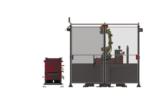 AD2530-4 eCell HS FANUC Water-Cooled Robotic Welding System Back Side Render