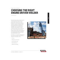 Choosing the Right Engine Drive Welder