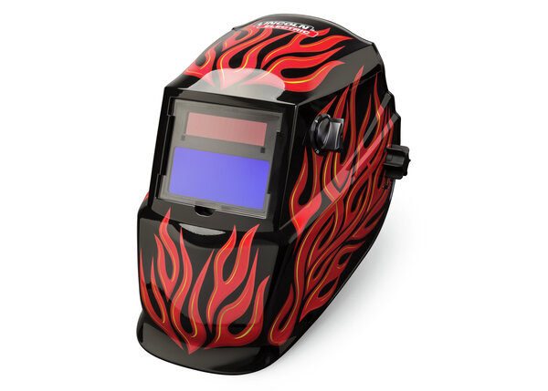 Red Steel Shade 9-13 ADF Helmet