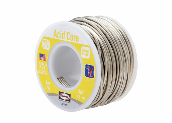 97/3 Lead-Free Acid Core Solder