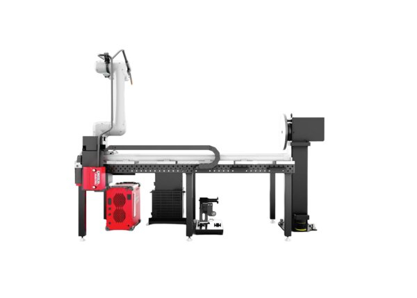 AD2650-1 Cooper Adapt Air-Cooled Welding Cobot System with Headstock Positioner Back Side Render