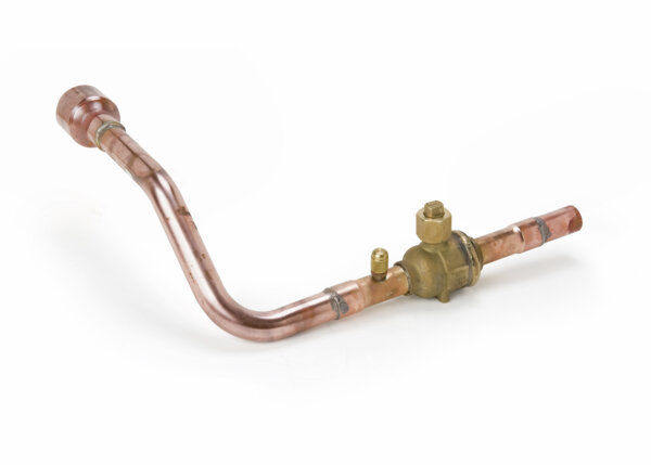 Copper tube with Brass fitting assembly